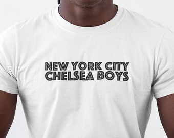 New York City Short-Sleeve T-Shirt, NYC Chelsea Tee, Relaxed Fit Gym Clothing, Manhatten Crew Neck, New Yorker Gift