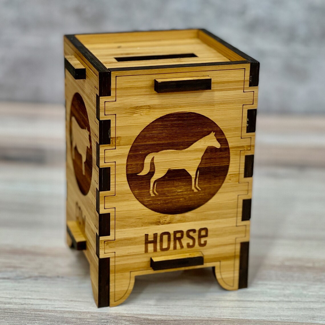Horse Piggy Bank Piggy Banks for Girls Personalized Piggy Etsy