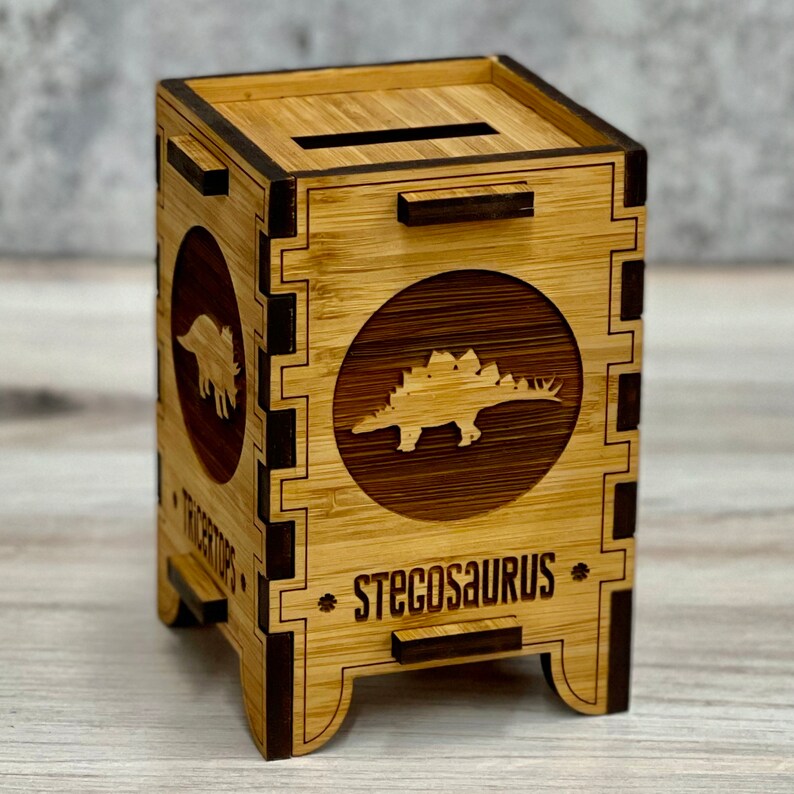 Piggy Banks for Boys Personalized Dinosaur Piggy Bank Etsy