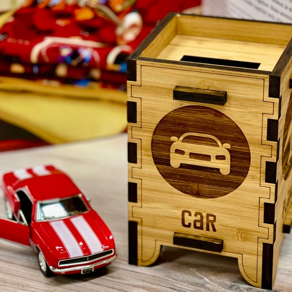 Car Piggy Bank Etsy