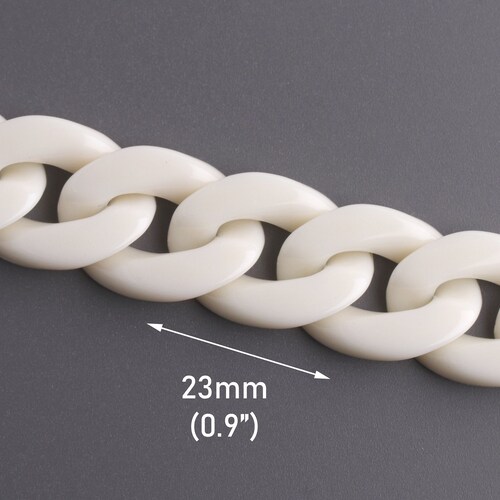 1ft Sky Blue Plastic Chain Links 23mm X 17mm Lucite Bracelet Etsy