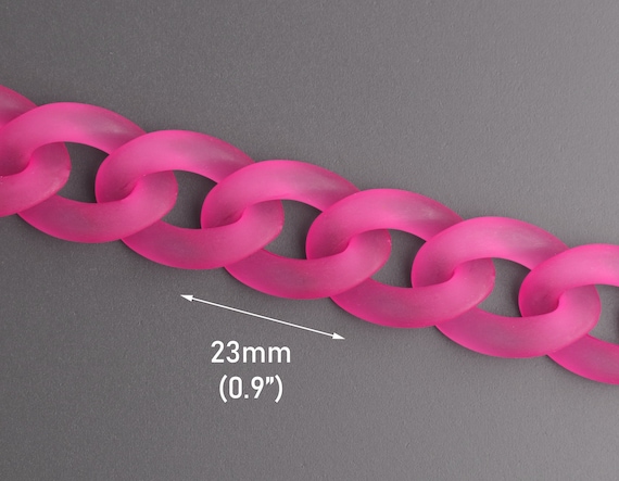 Pink plastic chain PER pack Plastic Chain USA SELLER TC CHAIN 