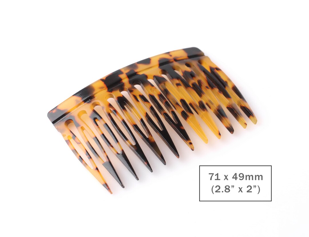1 peigne à cheveux en écaille de tortue Tokyo, accessoires pour cheveux pour femmes bricolage