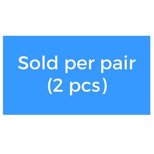 May include: A blue rectangle with white text that reads "Sold per pair (2 pcs)"