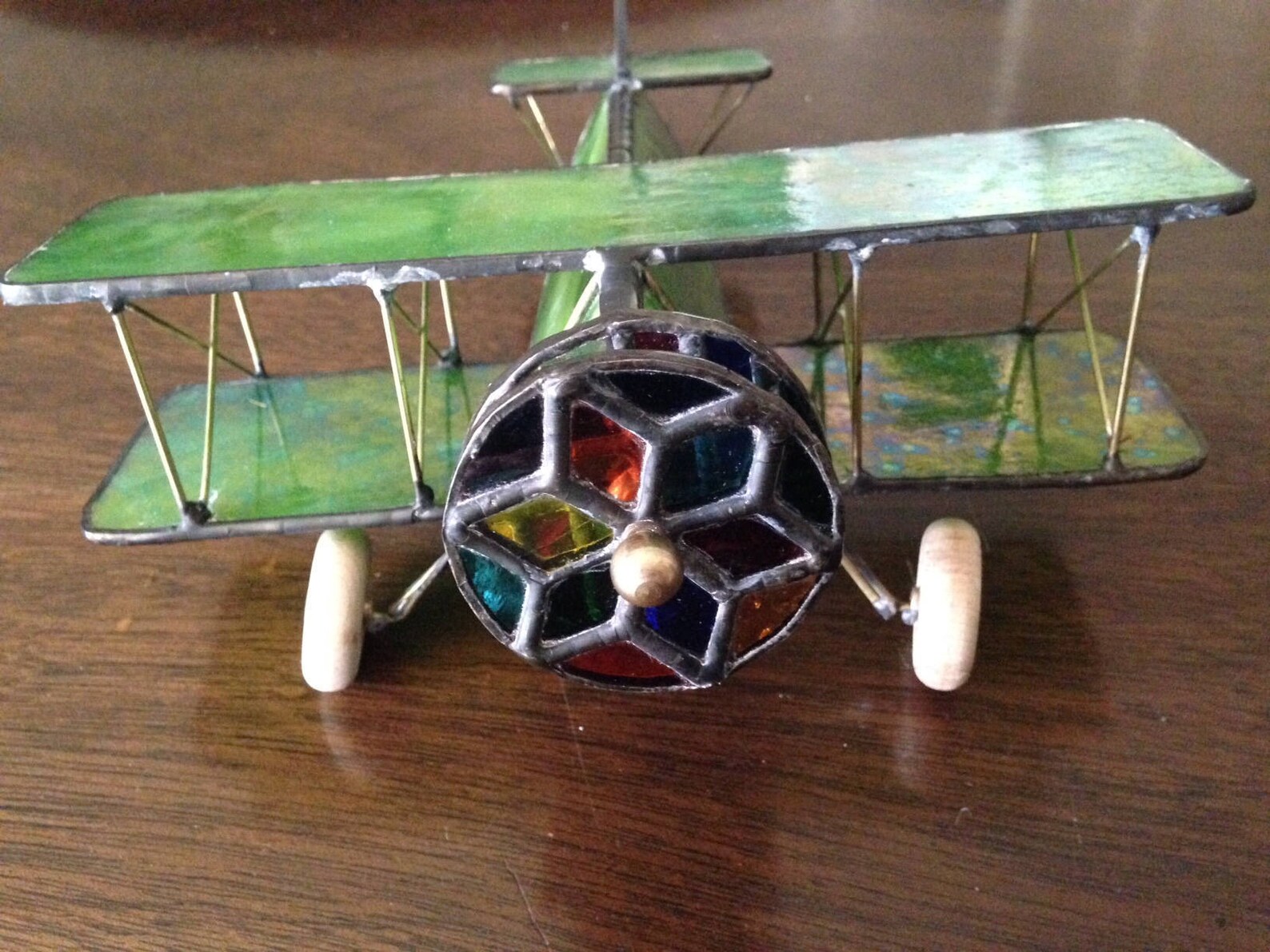 Stained Glass Airplane Kaleidoscope Etsy