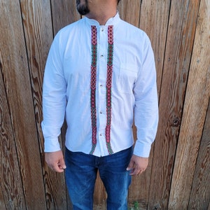 Oaxaca guayabera//Mexican mens shirt//Mexican Guayabera/Traditional Mexican shirt/Guayabera Mexicana/Gifts for him//Father&#39;s day gift