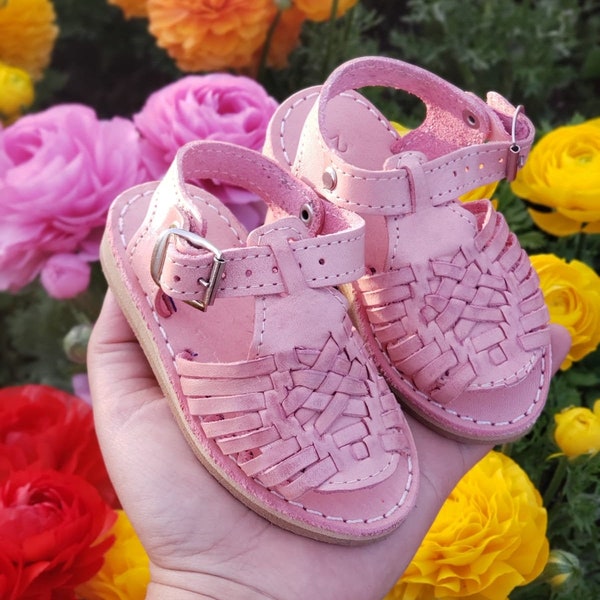 Jessy Babies and toddlers huaraches/Huaraches para bebe/Huaraches for girls//Mexican huaraches for babies and toddlers, girls/
