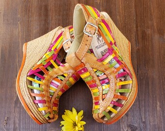 mexican wedge sandals