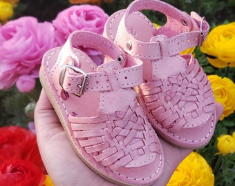 Jessy Babies and toddlers huaraches/Huaraches para bebe/Huaraches for girls//Mexican huaraches for babies and toddlers, girls/