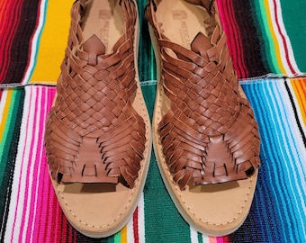 Handgefertigte Leder Huarache Sandalen für Herren