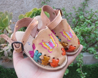 huaraches mexicanos para bebes