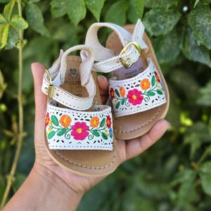 Handmade Leather Baby Huaraches Sandal - Lili Style - Mexican Toddler Shoes