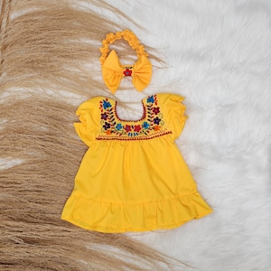 Vestidos tipicos mexicanos para bebes best sale