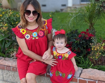mommy and me mexican dress