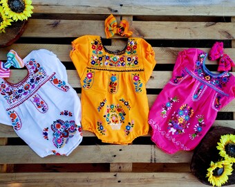 Mexican onesie for baby girl