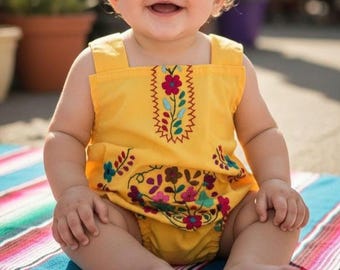 Baby Mexikaner Outfit//Taco-outfit//Fiesta Outfit//Mexikanischer Strampler/Serape//Taco twoday party//Rüschen//Baby Mexikaner Set Outfit//