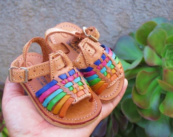 huaraches mexicanos de niña