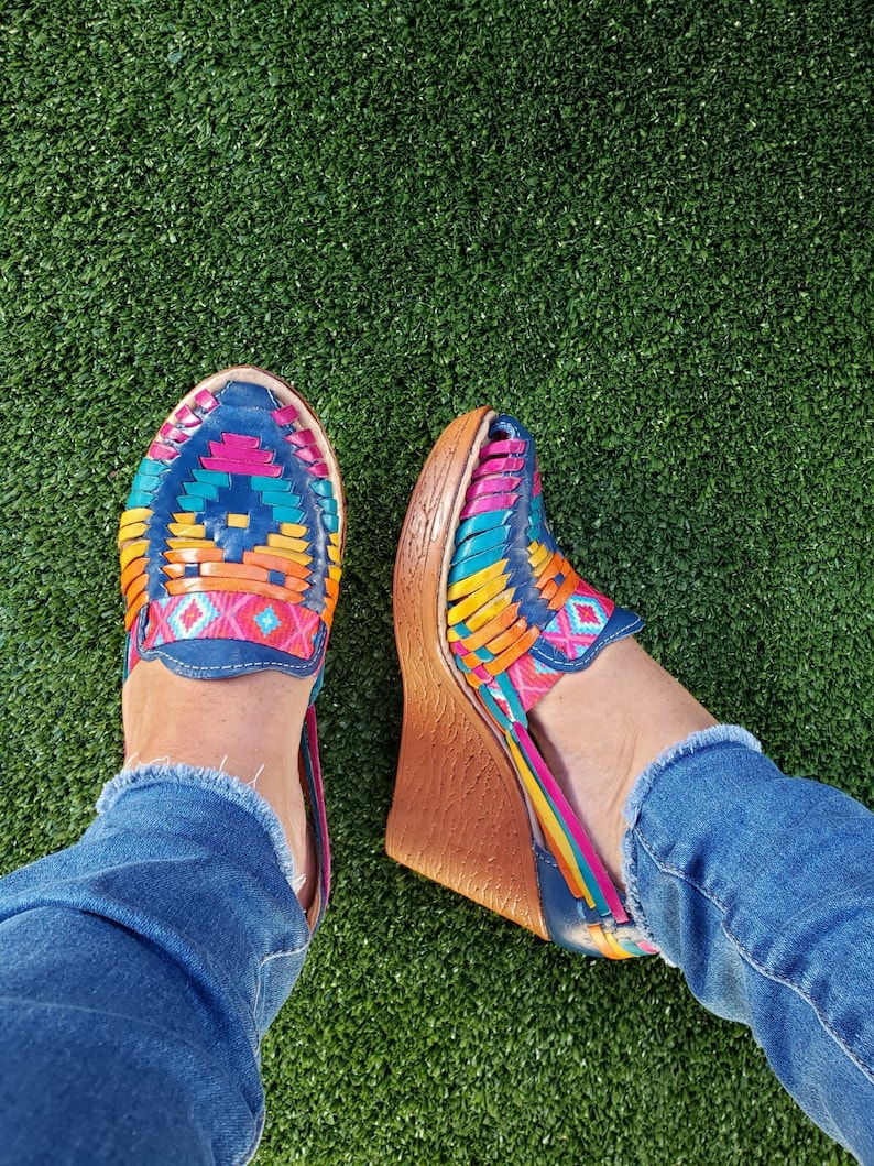 heeled huaraches