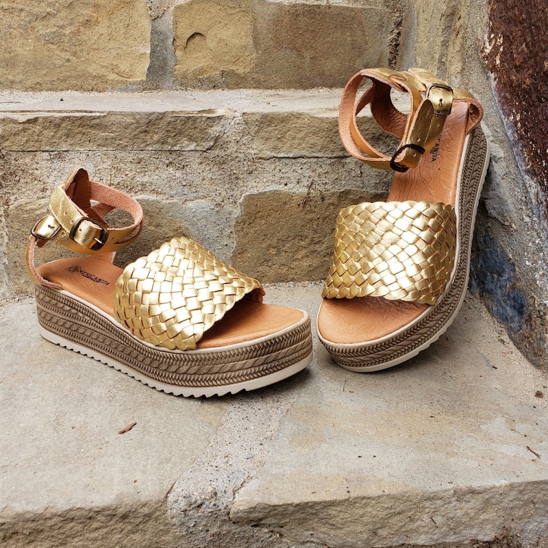 womens rose gold huaraches