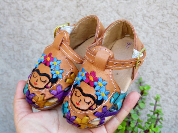 huaraches mexicanos para bebe