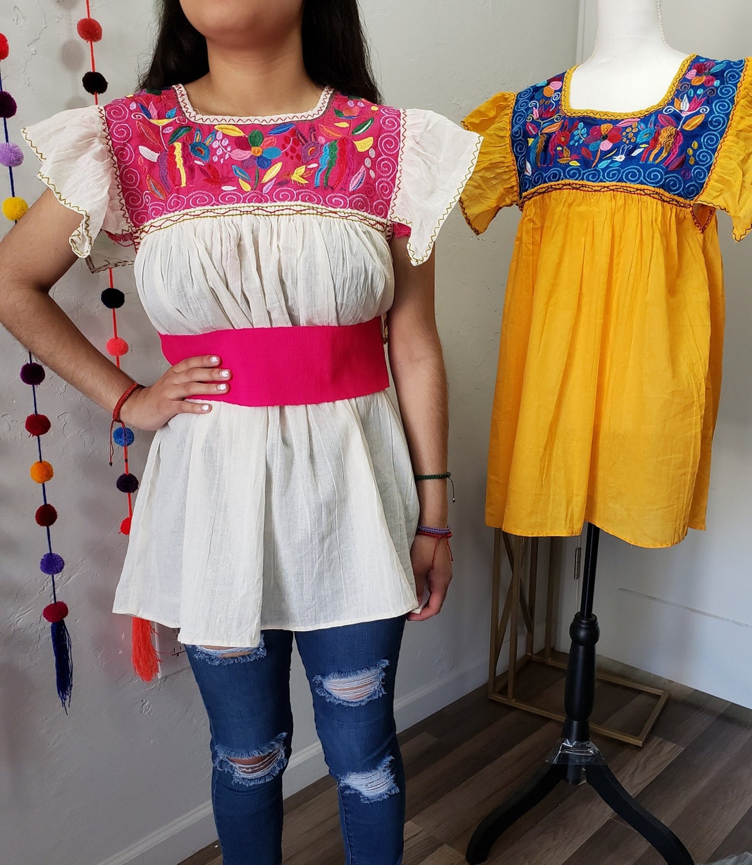 Camisas Bordadas Blusas TÃpicas De MÃ©xico Blusas Tipicas De