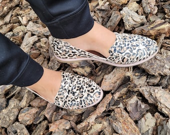 Leopard Mexican huarache sandals//Huarache mexicano//Mexican sandal//Mexican open toe huarache//Mexican shoes//Leather sandals