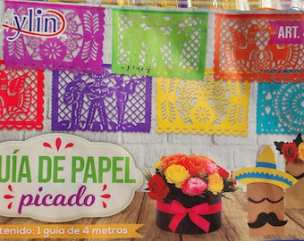 Papel picado banner || Mexican papel picado||Papel picado artesanal||Papel picado para fiesta mexicana||Mexican party decoration