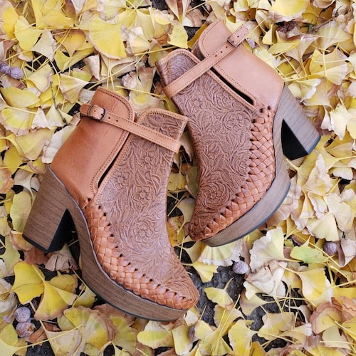 Green Mexican Baja Women's Boots