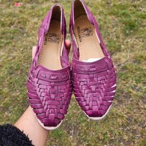 FINAL SALE Mexican huarache sandals//Huarache mexicano//Mexican sandal//Mexican closed toe huarache sandal