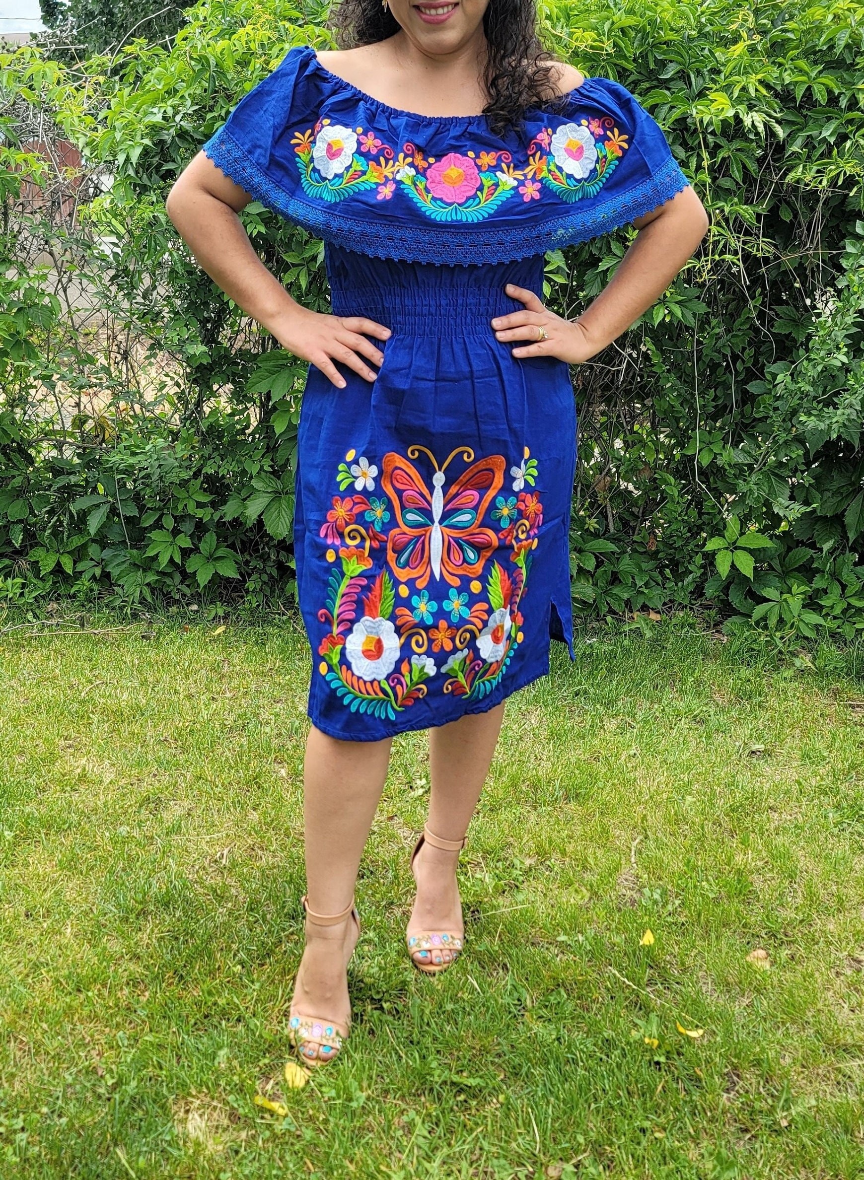 Vestidos Bordados Mexicanos - Etsy Vestidos Bordados Mexicanos - Etsy