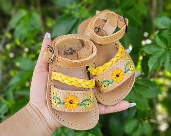 yellow huaraches kids