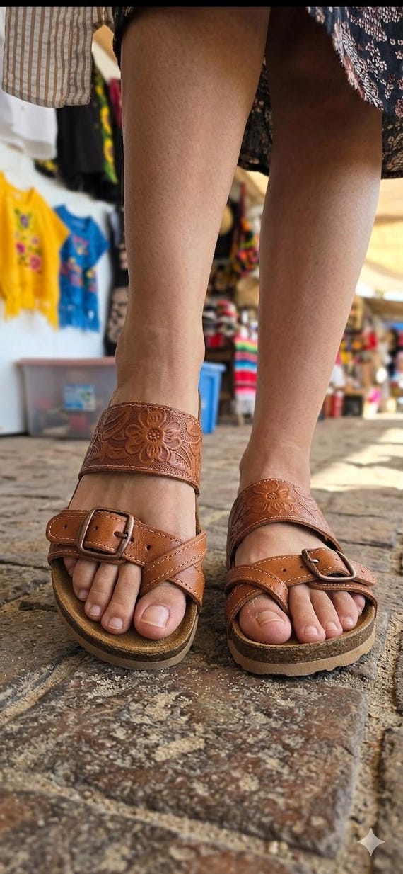 Zacapu Mexican Sandal|| ||huarache Mexicano||women's Sandals