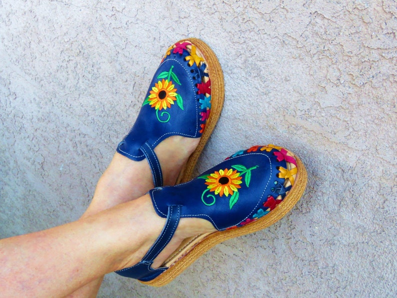 huaraches sunflower
