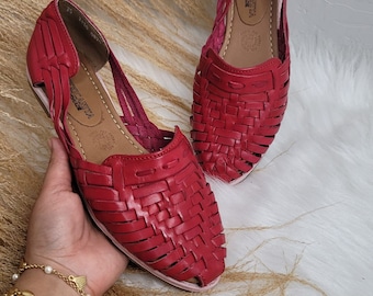 FINAL SALE Rosalia Mexican huarache sandals//Huarache mexicano//Mexican sandal//Mexican closed toe huarache sandal