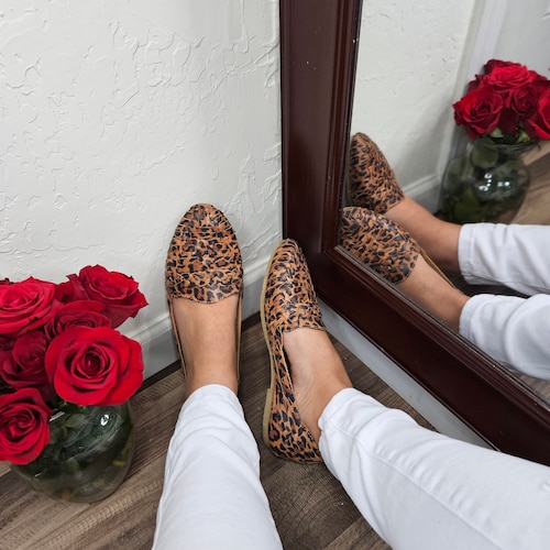 animal print huaraches