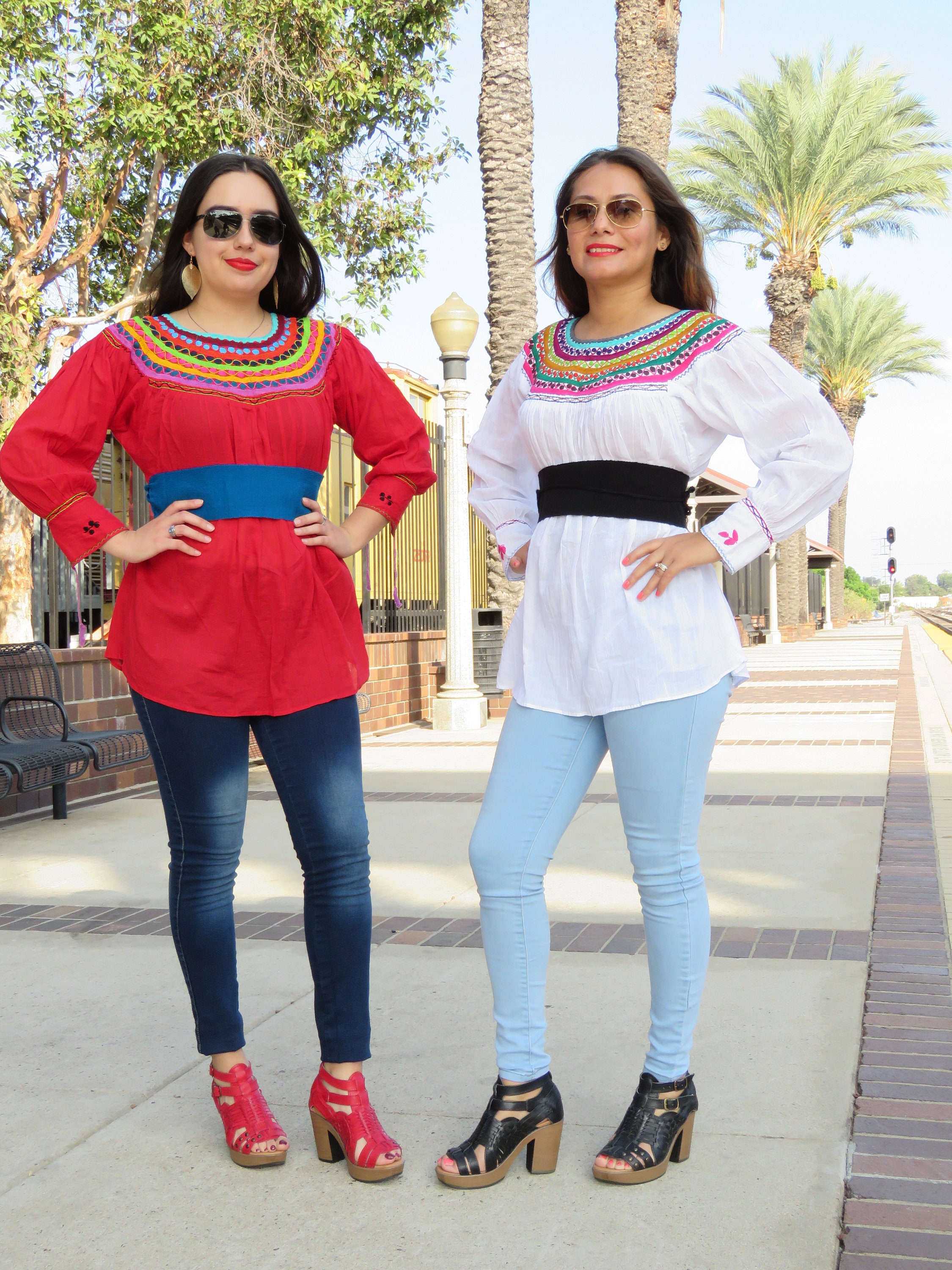 blusa tipica mexicana blanca