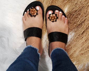 Sandali messicani Netzi/Huarache messicane//Sandali da donna//Sandali con cinturino alla punta//Scarpe messicane//Sandali in pelle//Sandali estivi//Huarache da donna