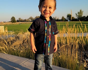 Boys&#39; Mexican Guayabera Shirt: Toddler Festive Top