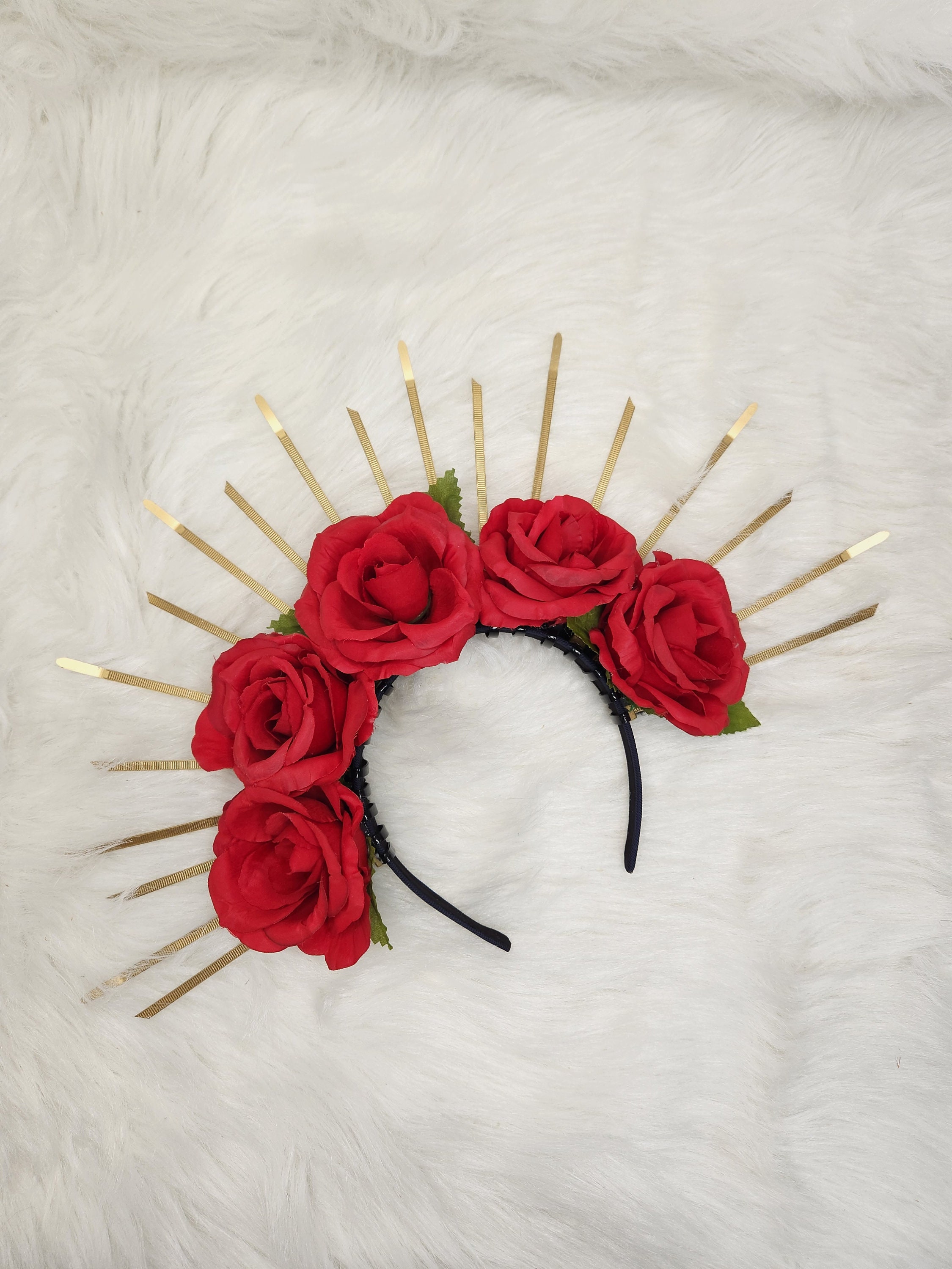Corona de flores para catrina - Etsy México Corona de flores para catrina - Etsy México