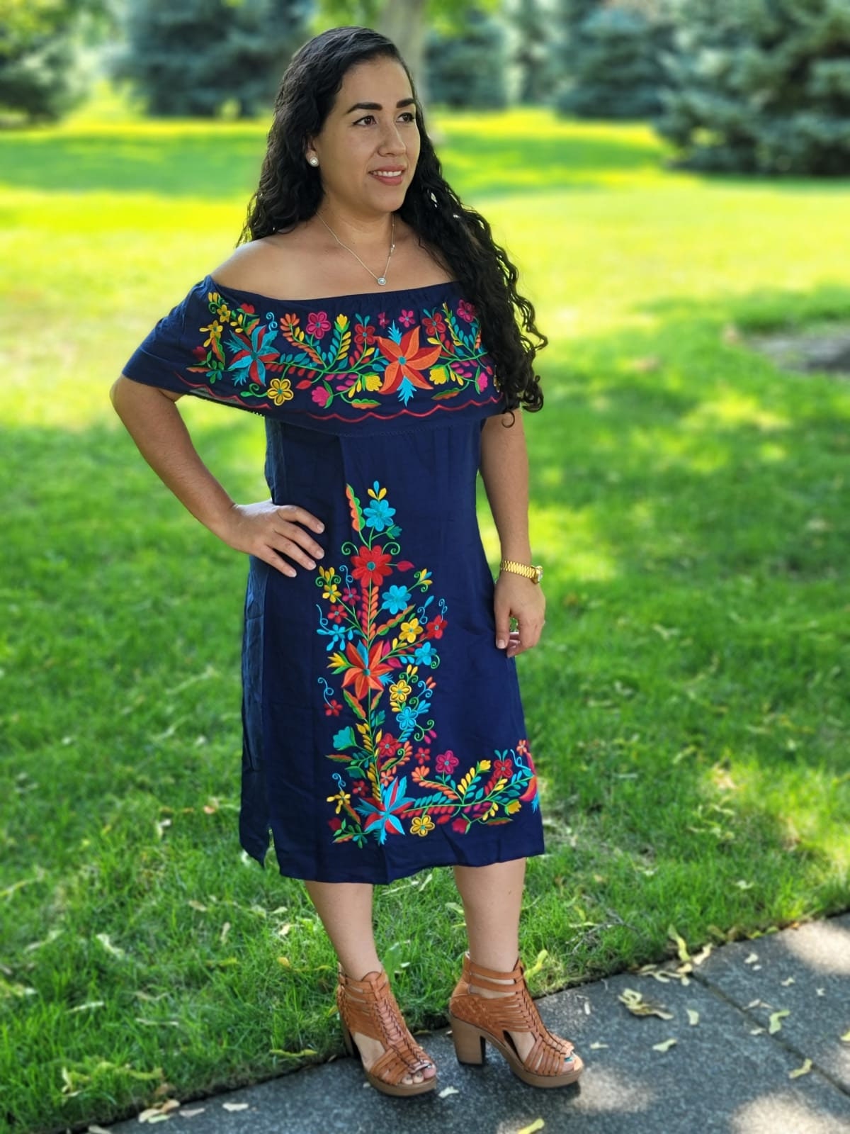Mexican Party Dress//embroidered Dress//cinco De Mayo - Etsy