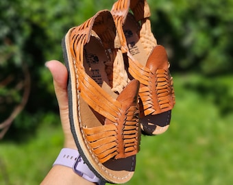 Traditional Mexican Huarache Sandals for Boys and Toddlers
