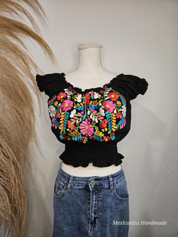 Blusa floreada hombros descubiertos new arrivals