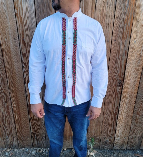Guayabera oaxaquena Camisa mexicana para hombre Guayabera mexicana Camisa tradicional mexicana Guayabera mexicana Regalos para el Regalo para el dia del padre Etsy Mexico