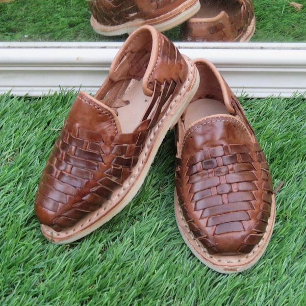 Handmade Leather Huaraches Sandals for Baby and Toddler Boys