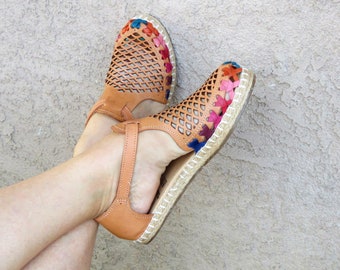 closed toe huarache heels