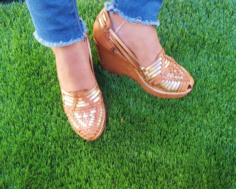 heeled huaraches
