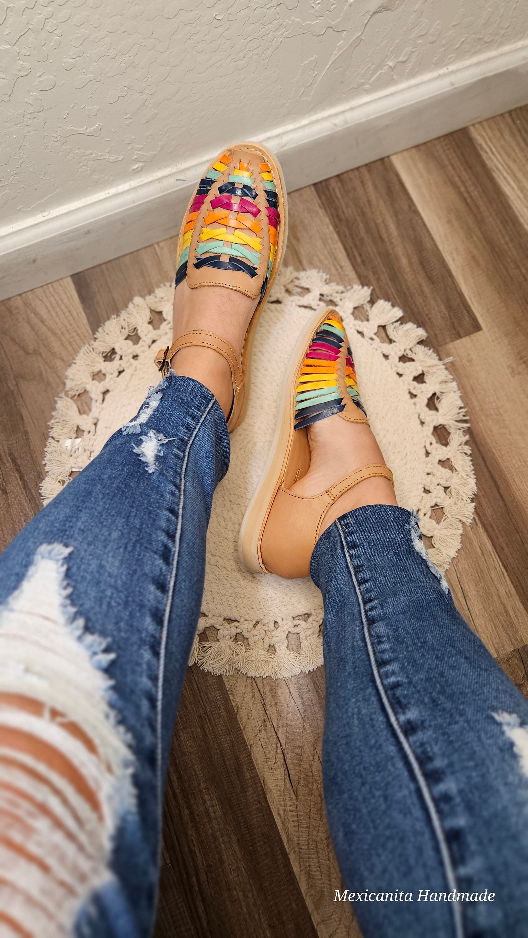FINAL SALE Mexican huarache sandals//Huarache mexicano//Mexican sandal//Mexican closed toe huarache sandal//Women's sandals/final sale