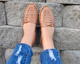 Sarai huarache mexicano//Huarache mexicano//Sandalias huarache para mujer//Zapatos mexicanos//Sandalias de verano//sandalias de punta cerrada
