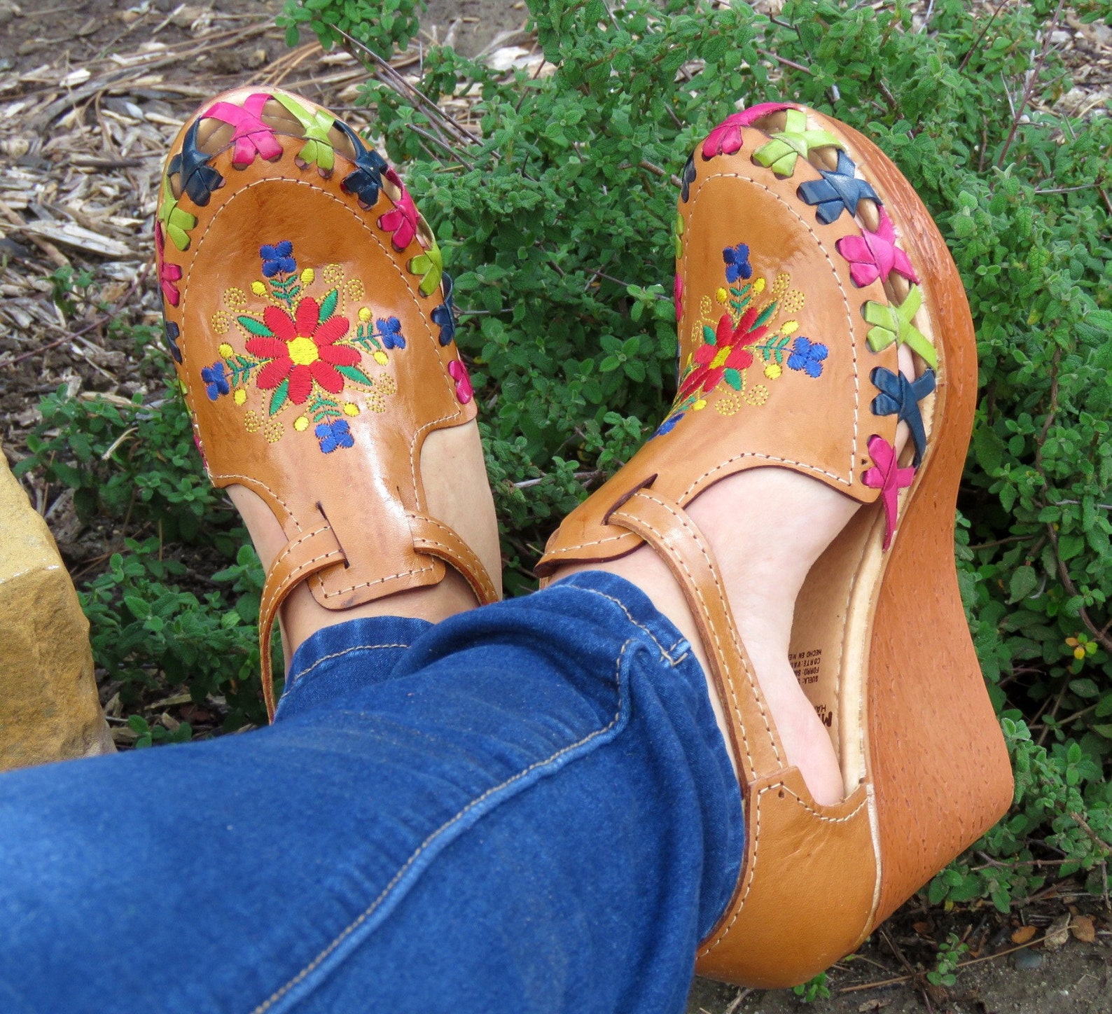 heeled huaraches