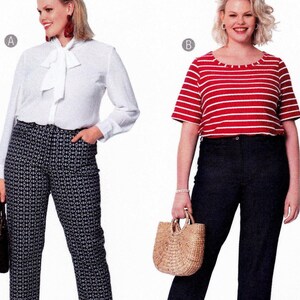 Burda 6103 Sewing Pattern, Misses&#39; Pants with Variations Sewing Pattern, Size 18-26,  UNCUT